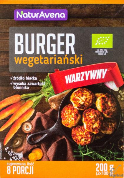 NaturAvena. Burger wegetariański warzywny