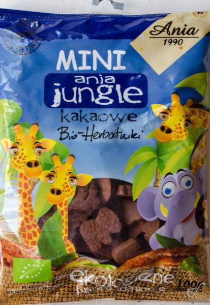 Ania. Mini jungle. Kakaowe bio - herbatniki