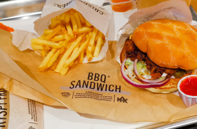 blog wegański bbq sandwich max burger