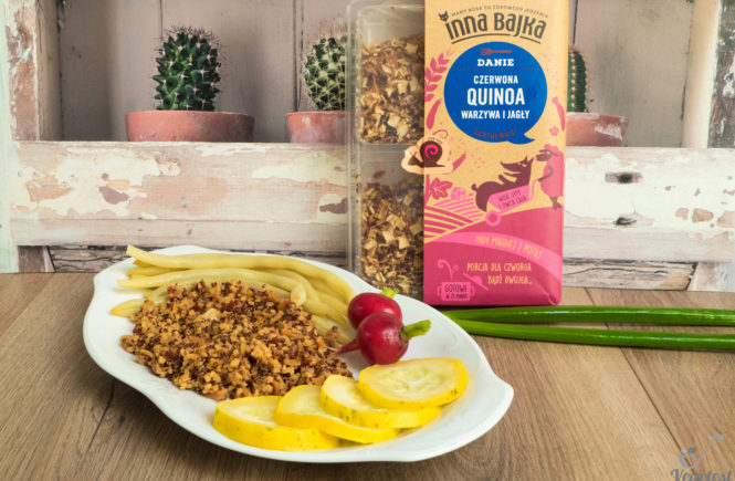 inna bajka czerwona quinoa wegański blog